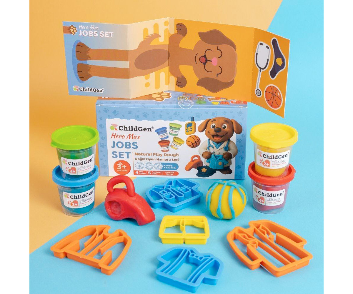 Set de Plastilina Natural Hero Max Jobs