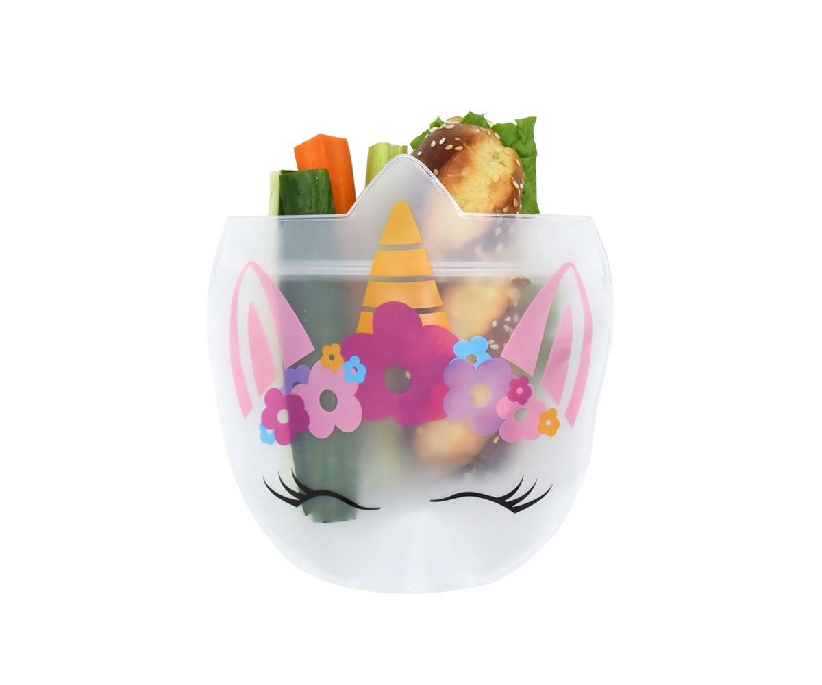 6 Bolsas Reutilizables Unicornio