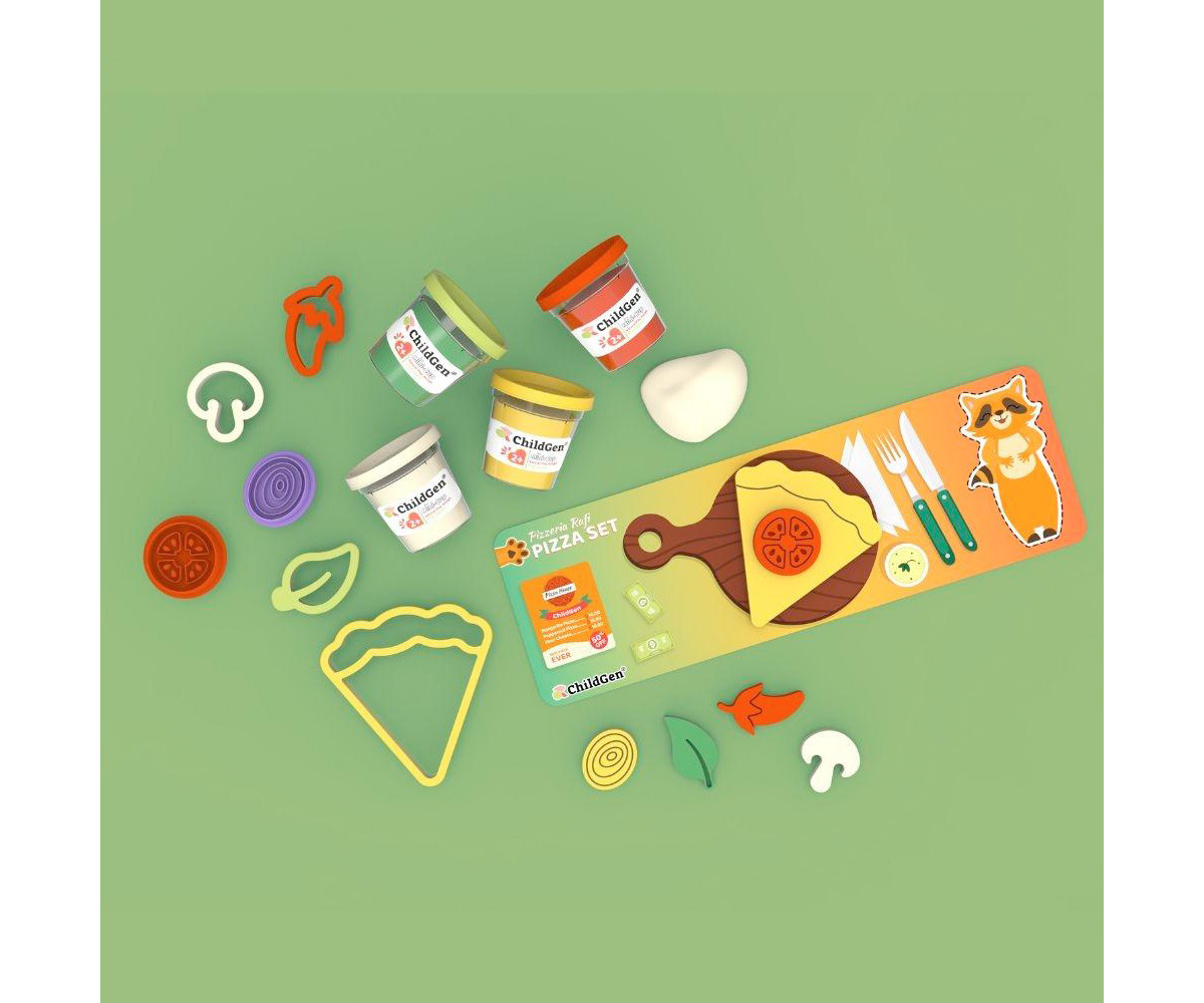 Set de Plastilina Natural Pizzeria Rafi