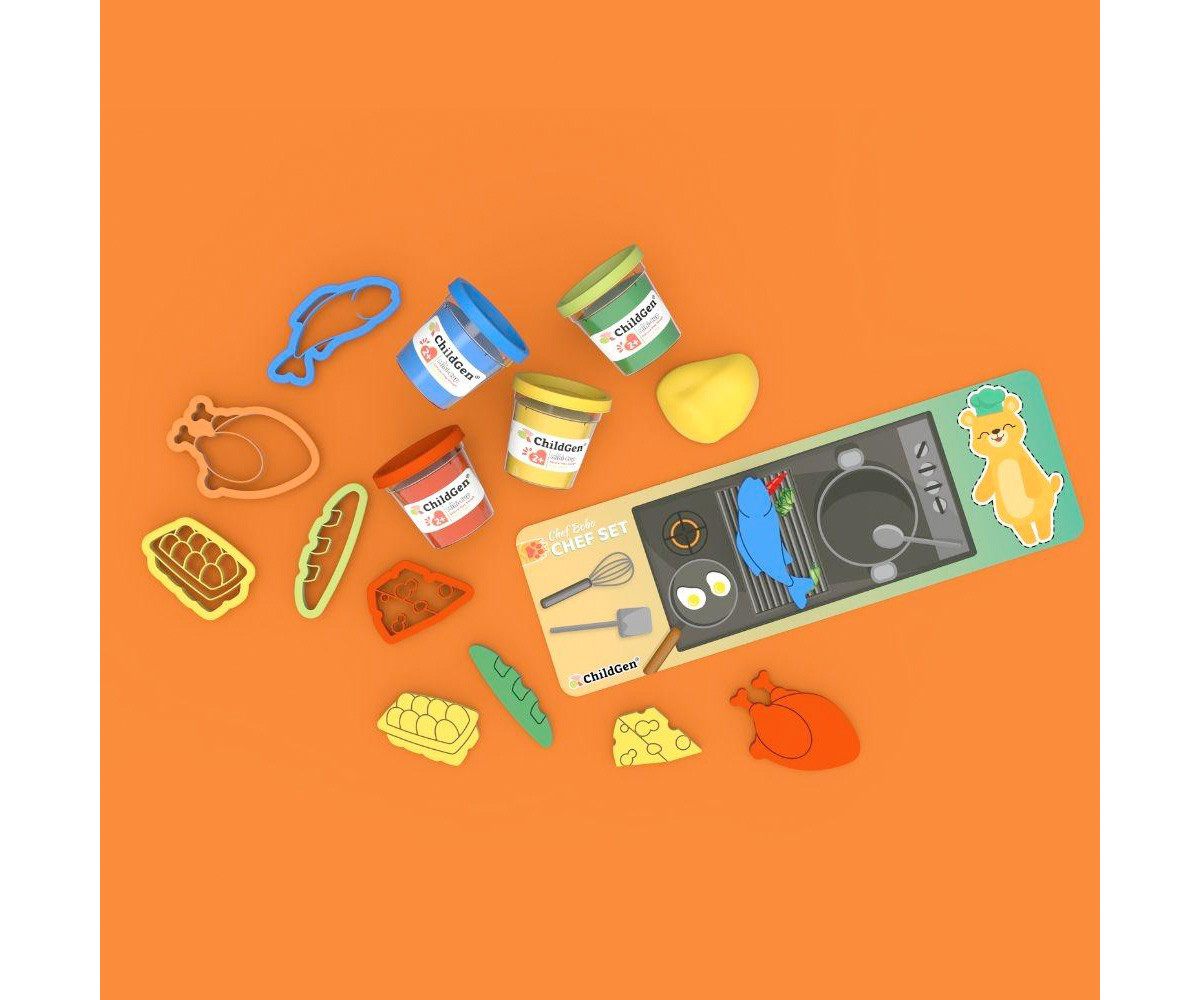 Set de Plastilina Natural Chef Bobo