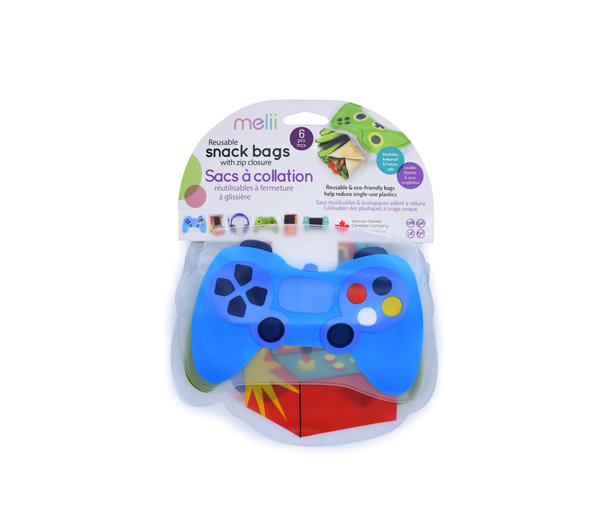 6 Bolsas Reutilizables Gaming