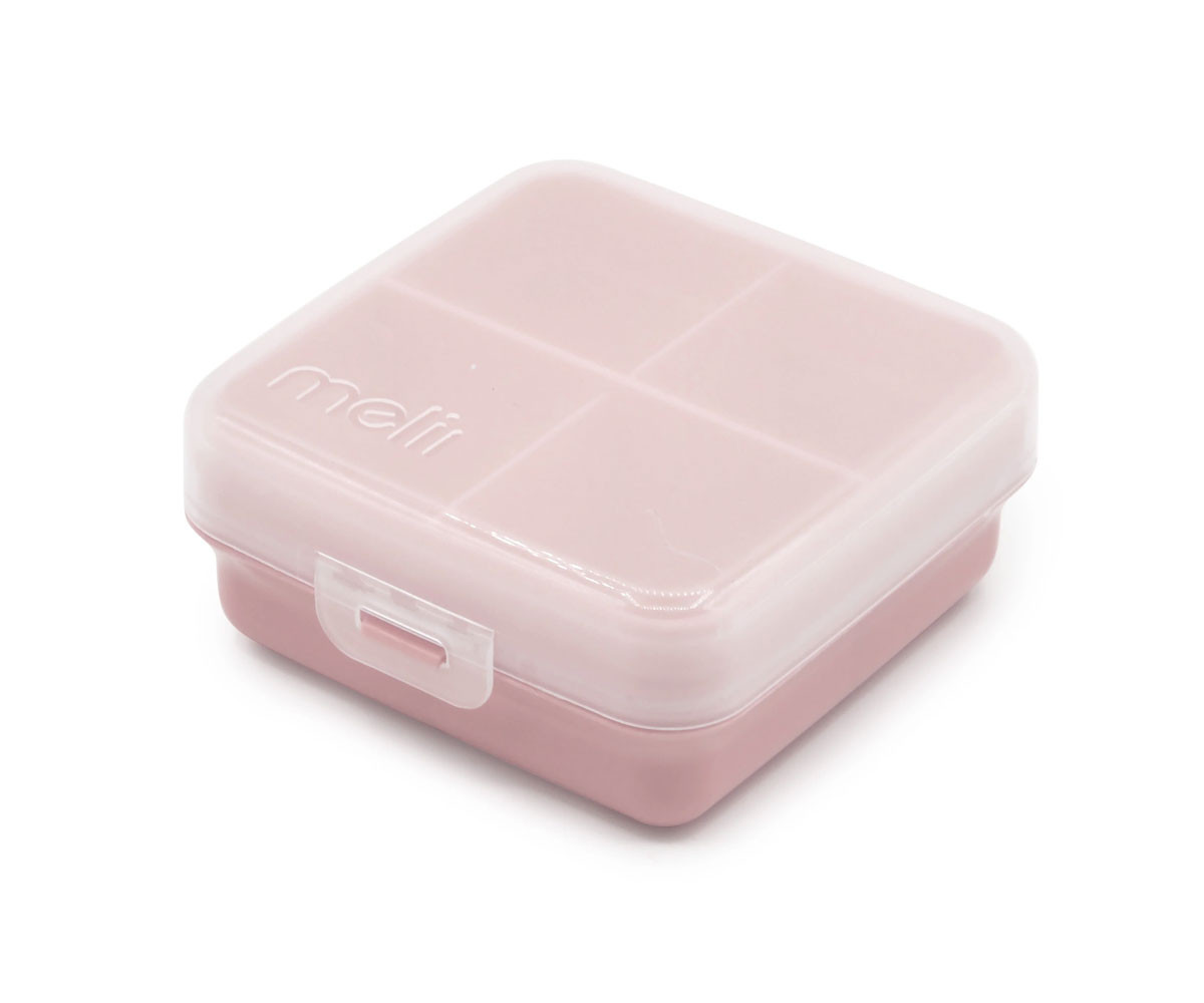 Set 4 Compartimentos Snackle Box Petite Rosa