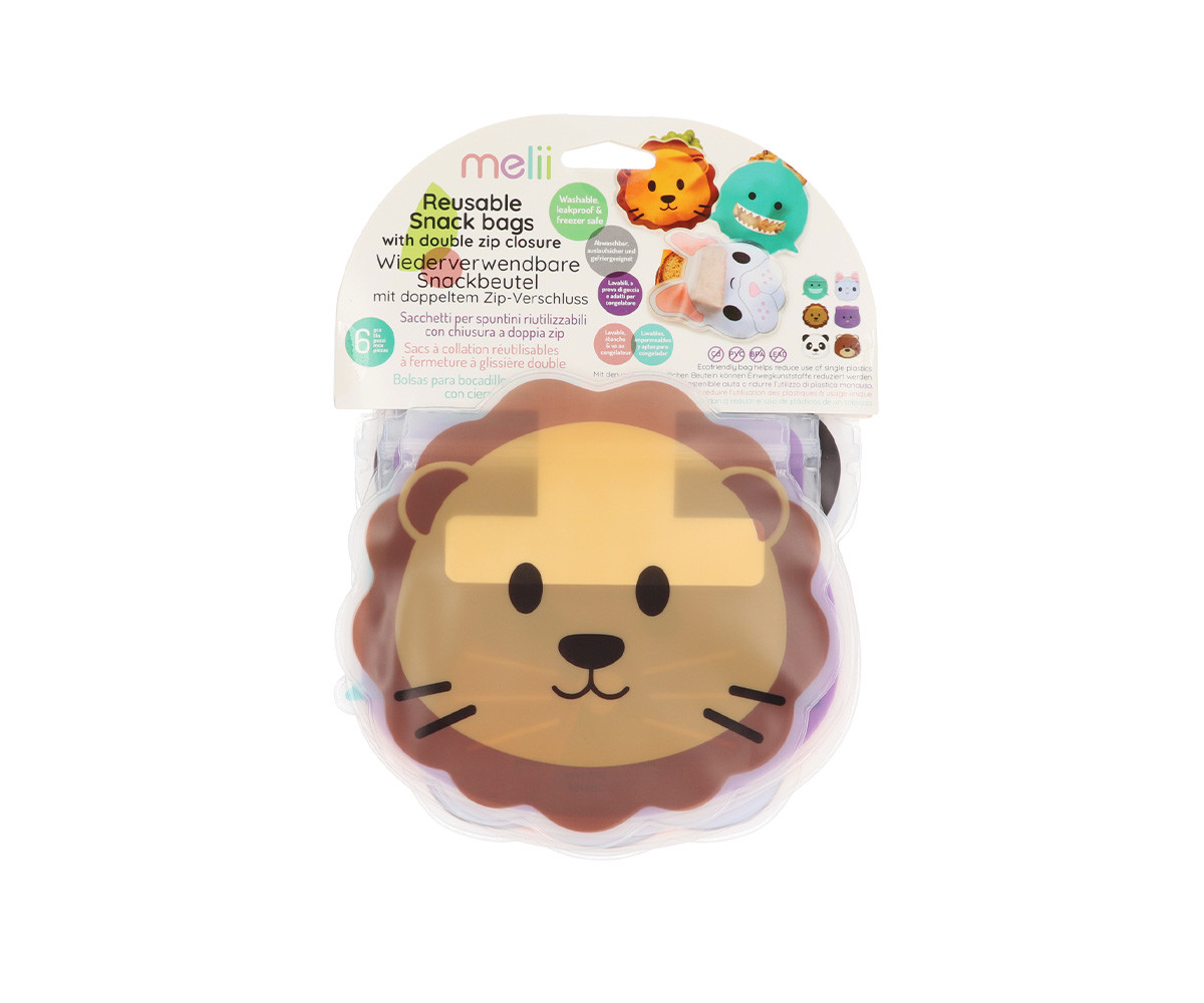 6 Bolsas Reutilizables Animales