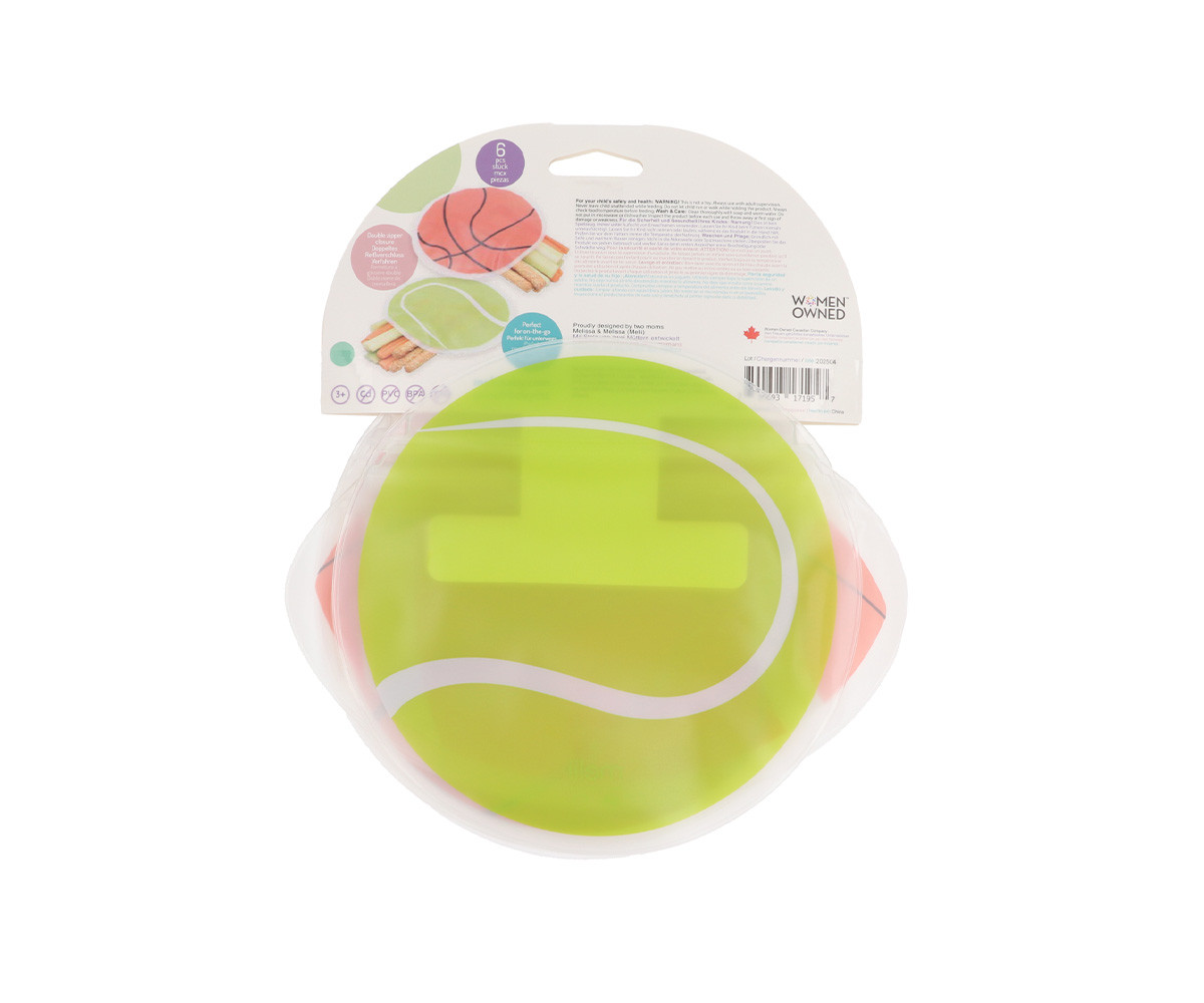 6 Bolsas Reutilizables Sport