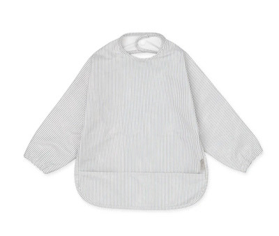 Babero con Mangas Classic Stripes Blue