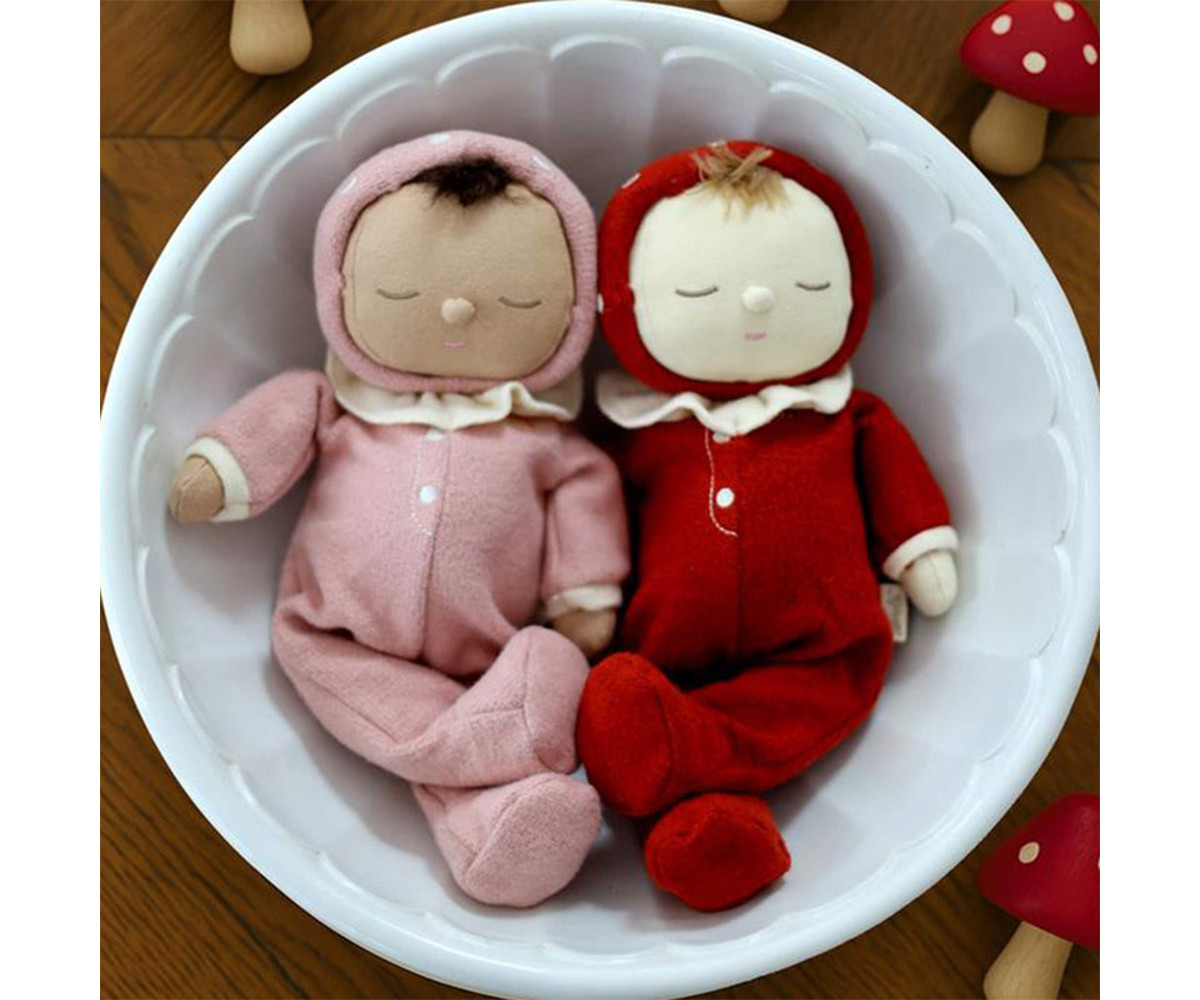 Bambola Dinkum Dozy Toadstool Pip Pink