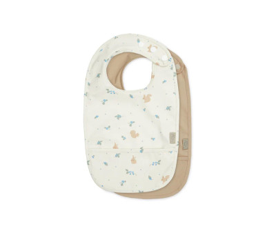 2 Baberos con Bolsillo Blueberries