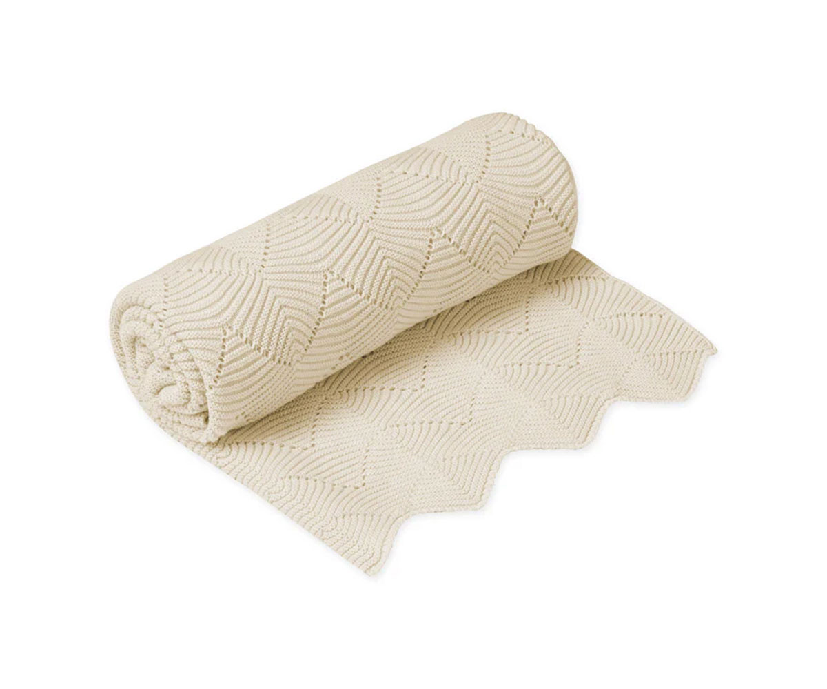 Manta de Punto Natural