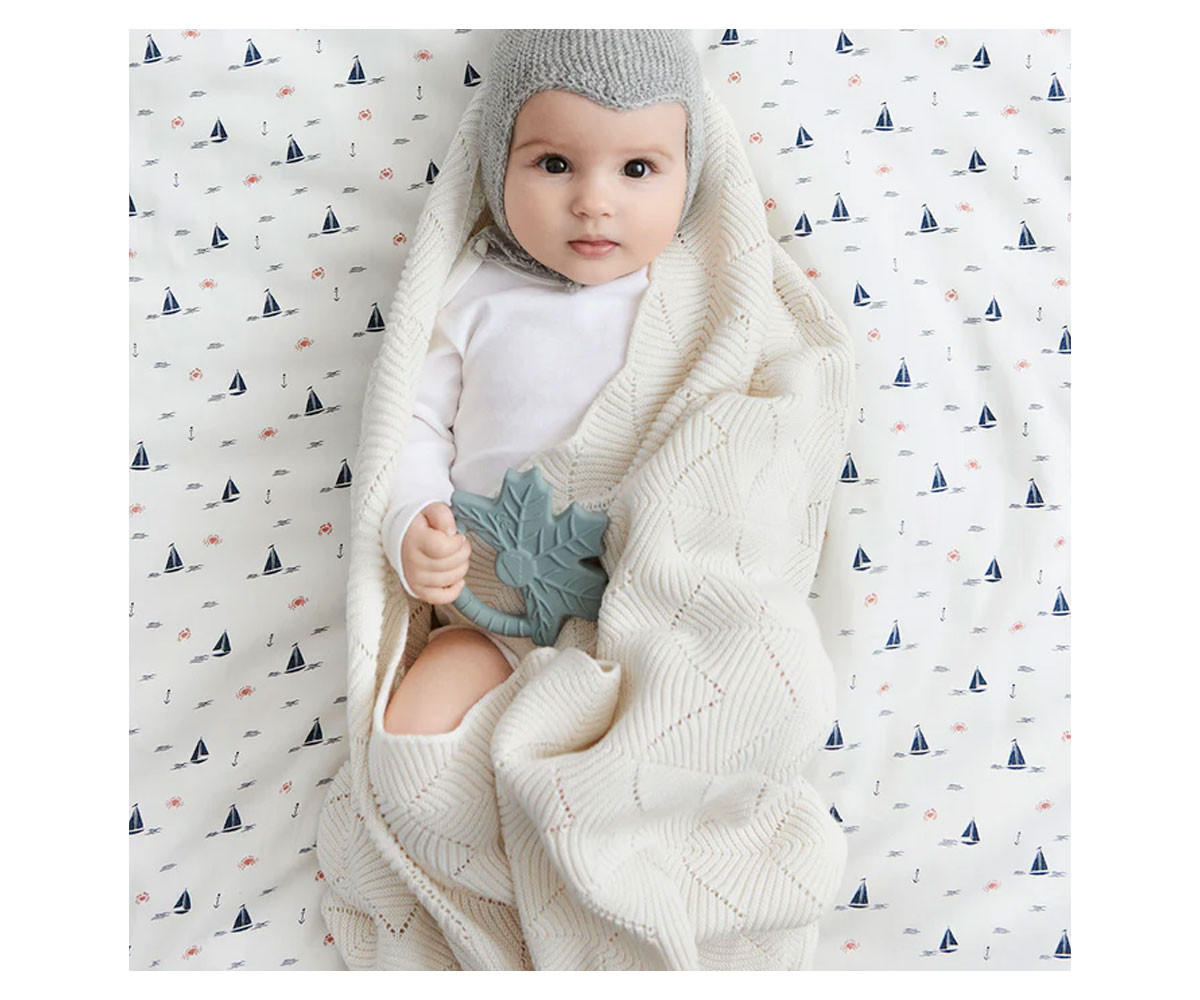 Manta de Punto Natural