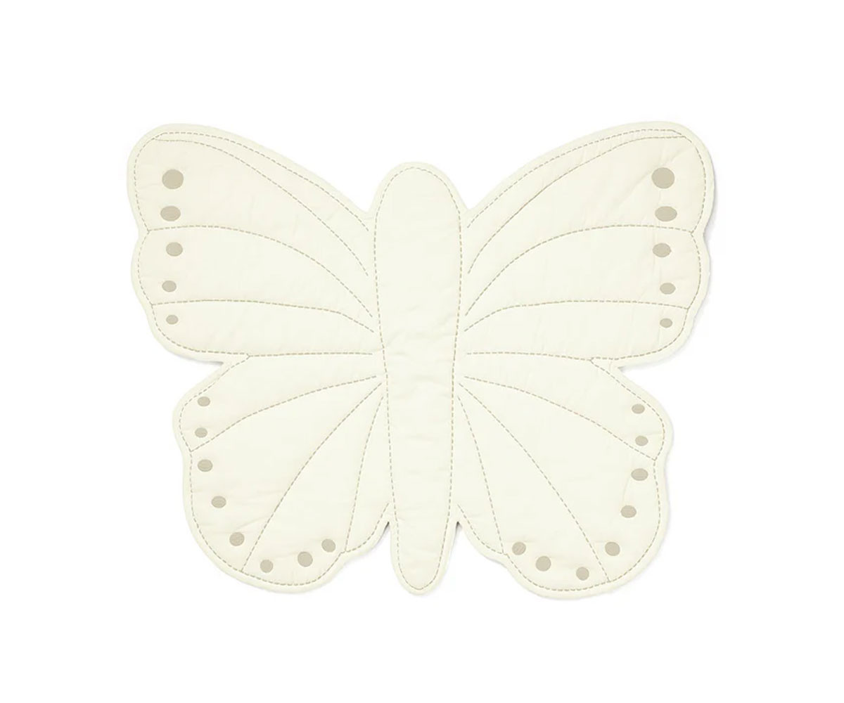 Manta-Colcha Mariposa White