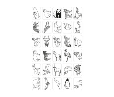 Plantillas KidyDraw Mini Animales, Océanos y Piratas