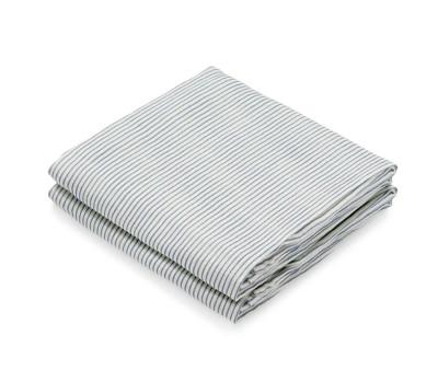 2 Muselinas Rayas Clásicas Azul