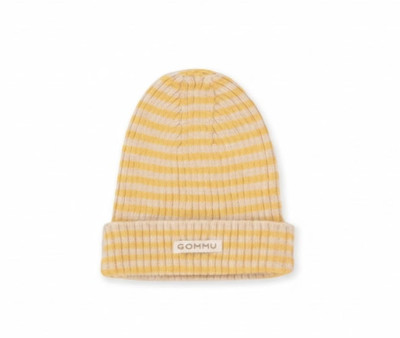 Berretto Baby Gommu Stripes Yellow-Cream