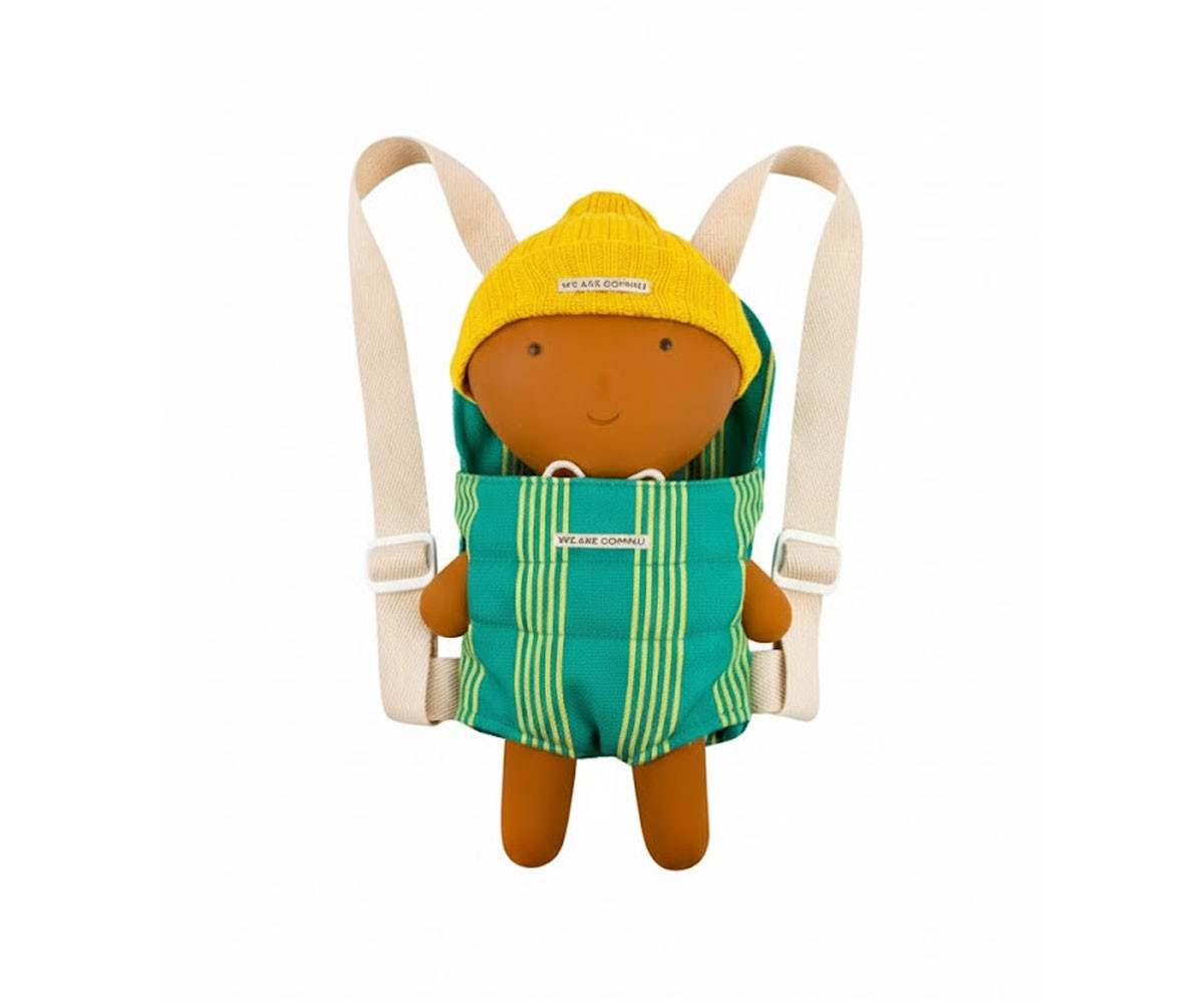 Marsupio Bambole Big Stripes Green