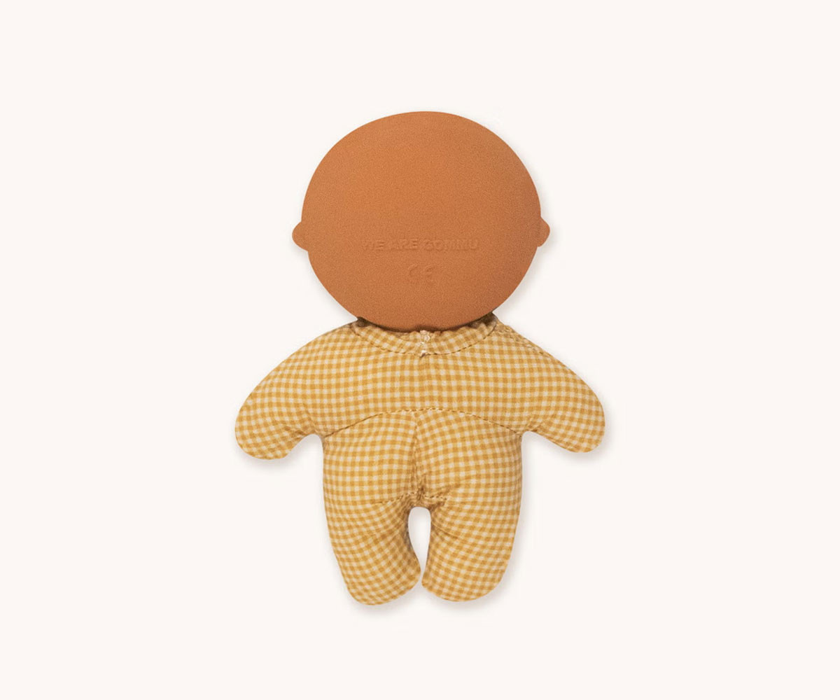 Mini Baby Gommu Almond Corpo Cotone Vichy