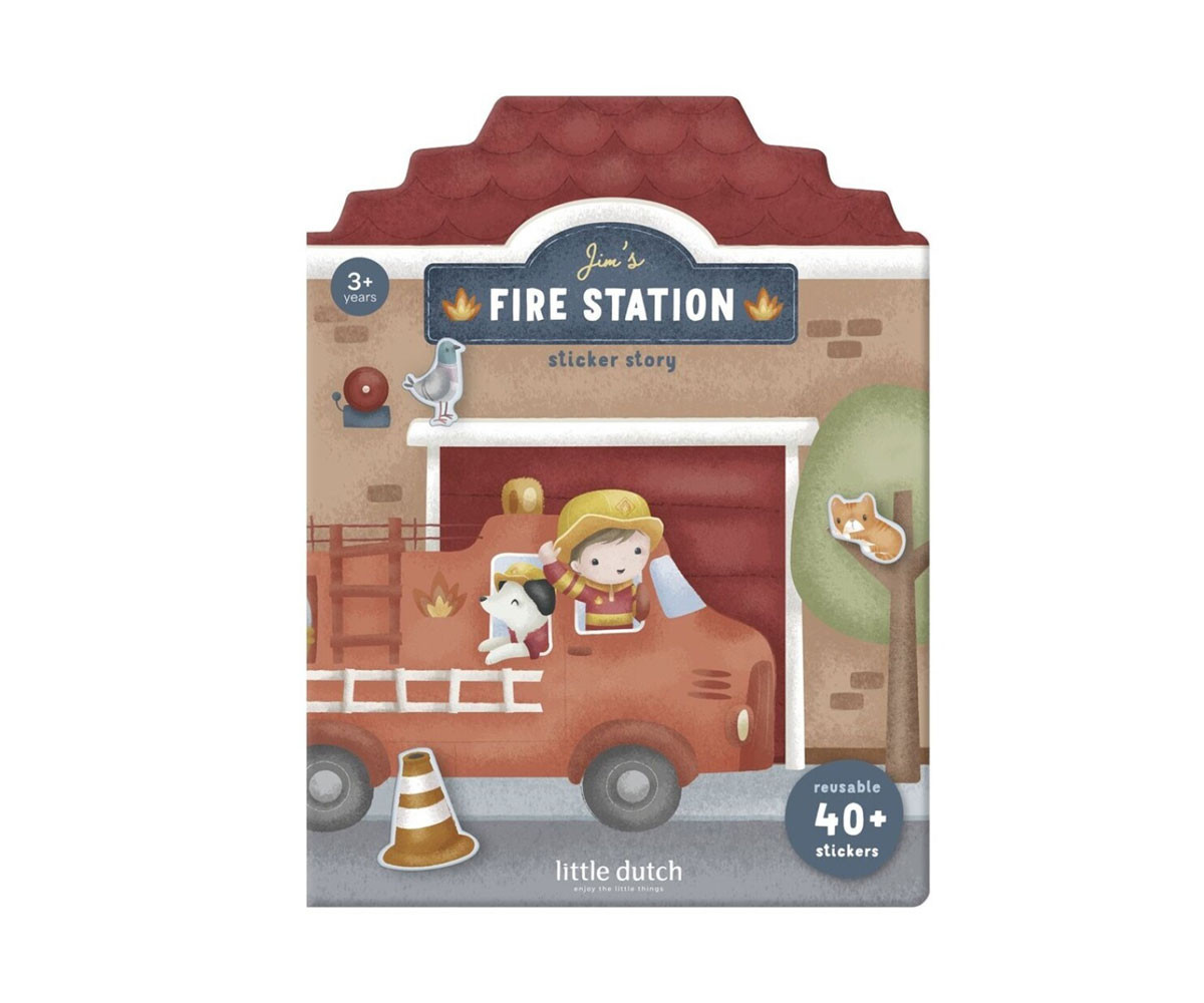 Pegatinas Reutilizables Bomberos