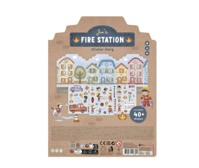 Pegatinas Reutilizables Bomberos