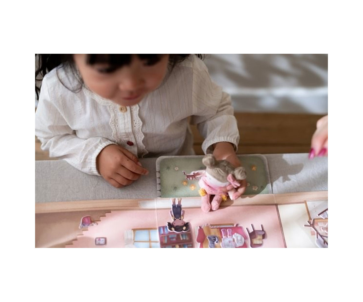 Pegatinas Reutilizables House Rosa