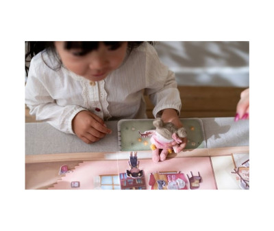 Pegatinas Reutilizables House Rosa