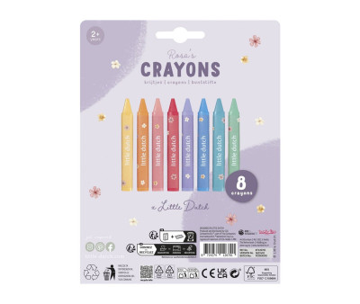 Crayones de Cera Rosa