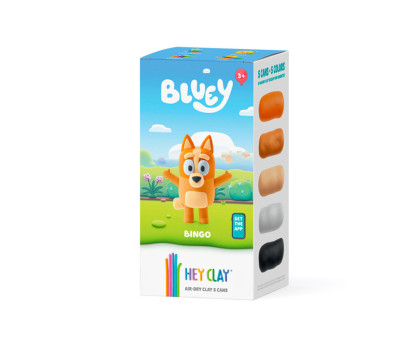 Plastilina Interattiva Bluey Bingo (5 vasetti)
