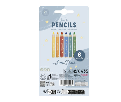 Lápices Gruesos Colores Jim