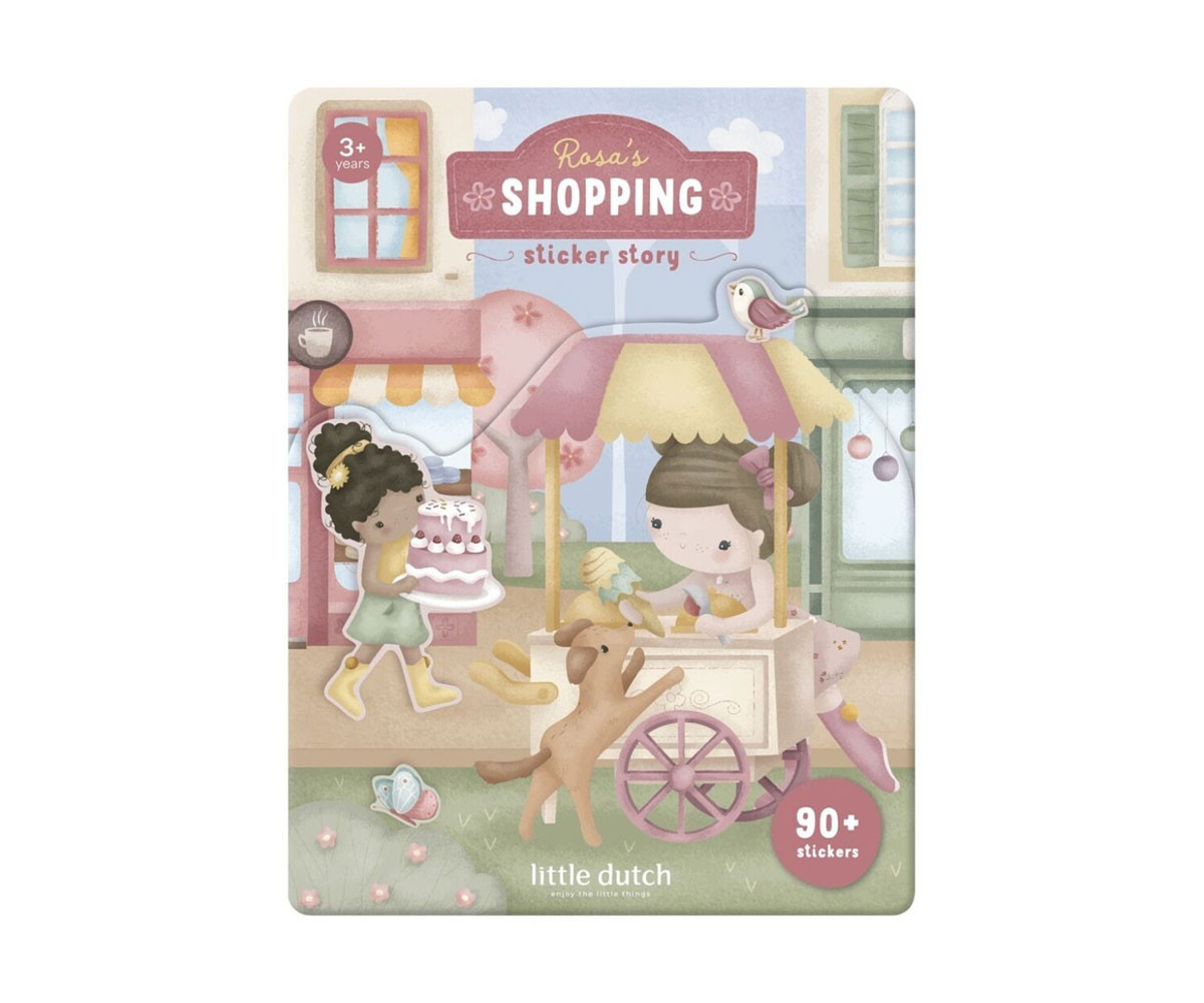 Libro de Pegatinas Reutilizables Rosa y sus Amigos