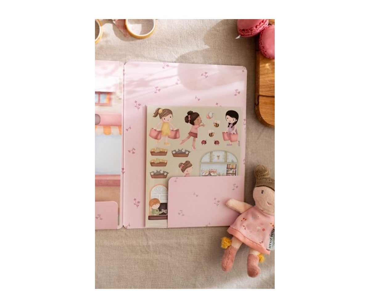 Libro de Pegatinas Reutilizables Rosa y sus Amigos