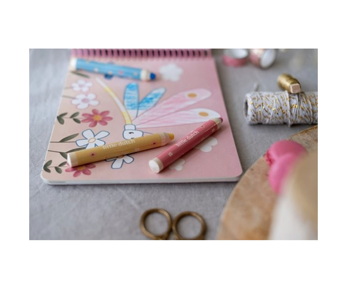 Libro Mágico para Colorear Jardín de Rosa y sus Amigos