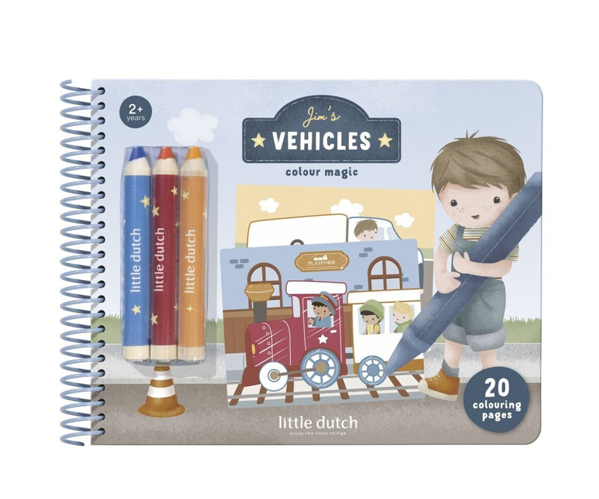 Libro Mágico Vehículos con Jim