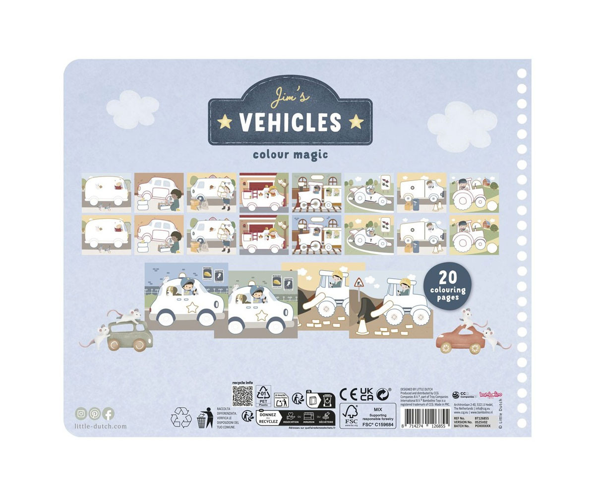 Libro Mágico Vehículos con Jim