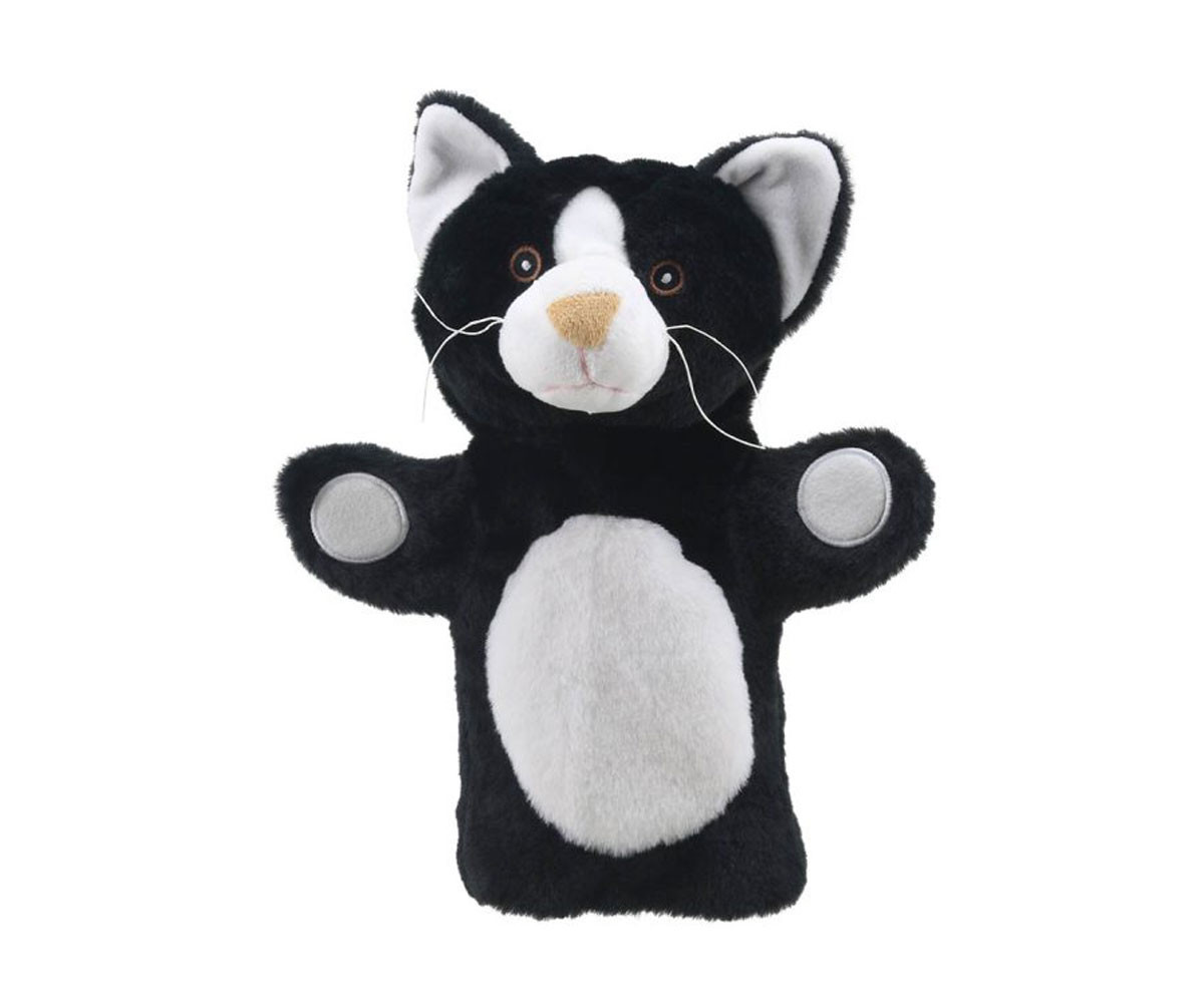 Marioneta Eco Cat Blanco y Negro