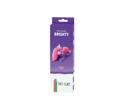 Plastilina Interattiva Unicorn Brighty (3 vasetti)