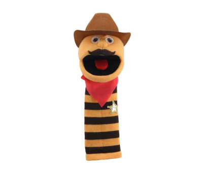 Marioneta de Guante Eco Sockettes Cowboy