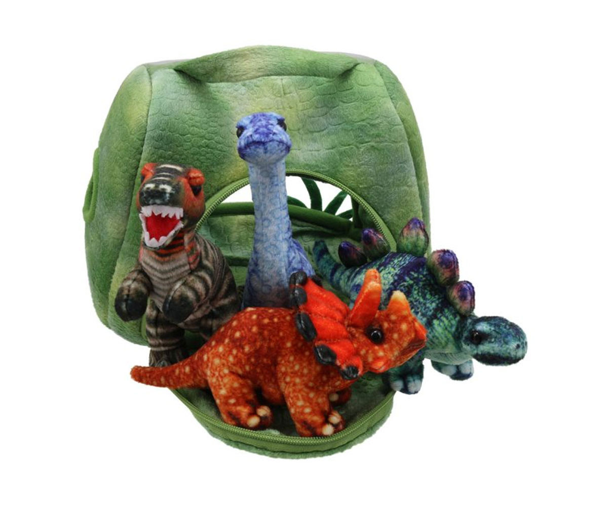 Casa de Marionetas de Dedo Dinosaurios