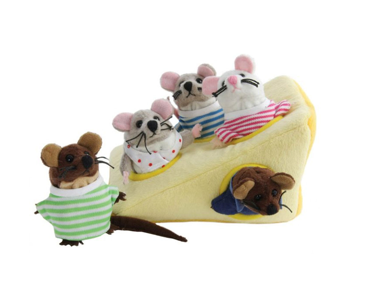 Casa de  Marionetas de dedo Ratones