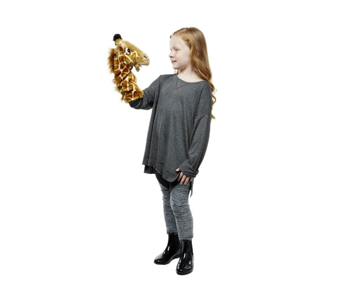 Marioneta de guante Jirafa