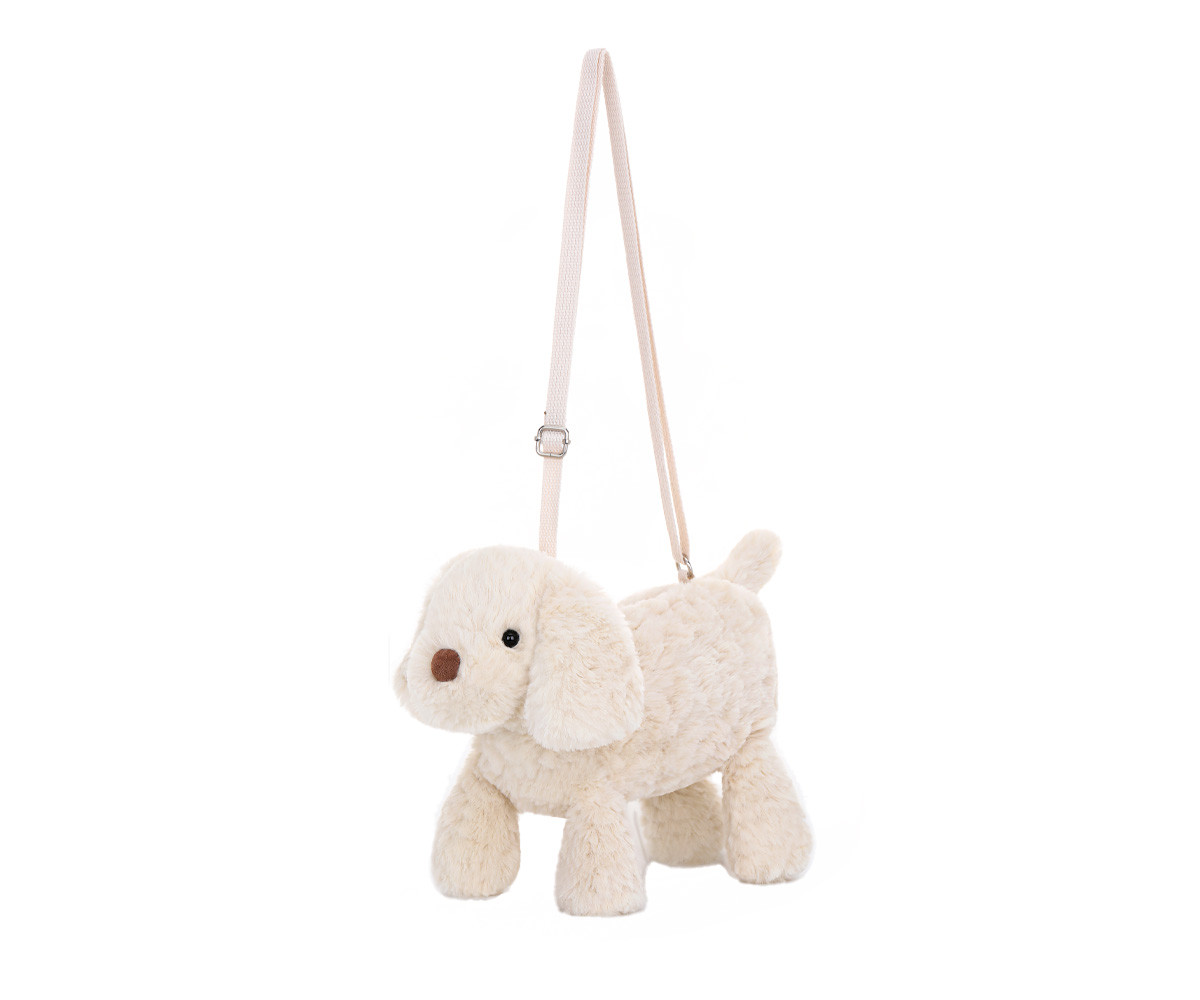 Borsa Peluche Cane Golden