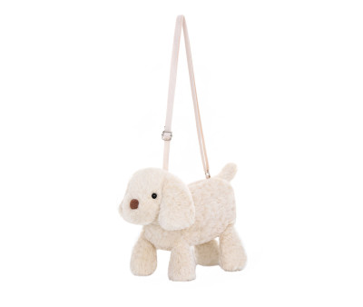 Borsa Peluche Cane Golden