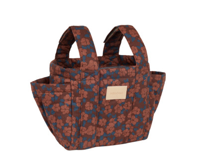 Bolso Organizador Hyde Park Maroon Poppies