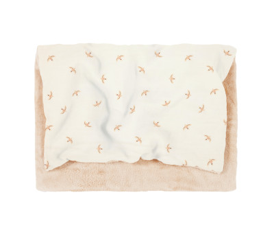 Manta de Invierno Wabi Sabi Nude Haiku Birds Natural