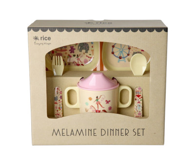 Set de Vajilla Infantil 4 Piezas Circo