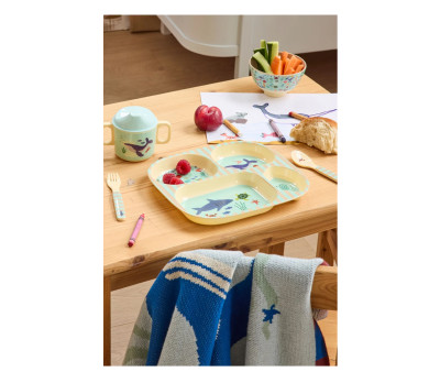 Set de Vajilla Infantil 4 Piezas Ocean Blue