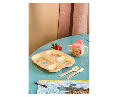 Set de Vajilla Infantil 4 Piezas Ocean Coral