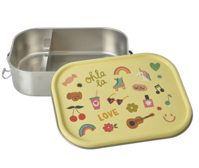 Fiambrera Grande de Acero Unicorn Love