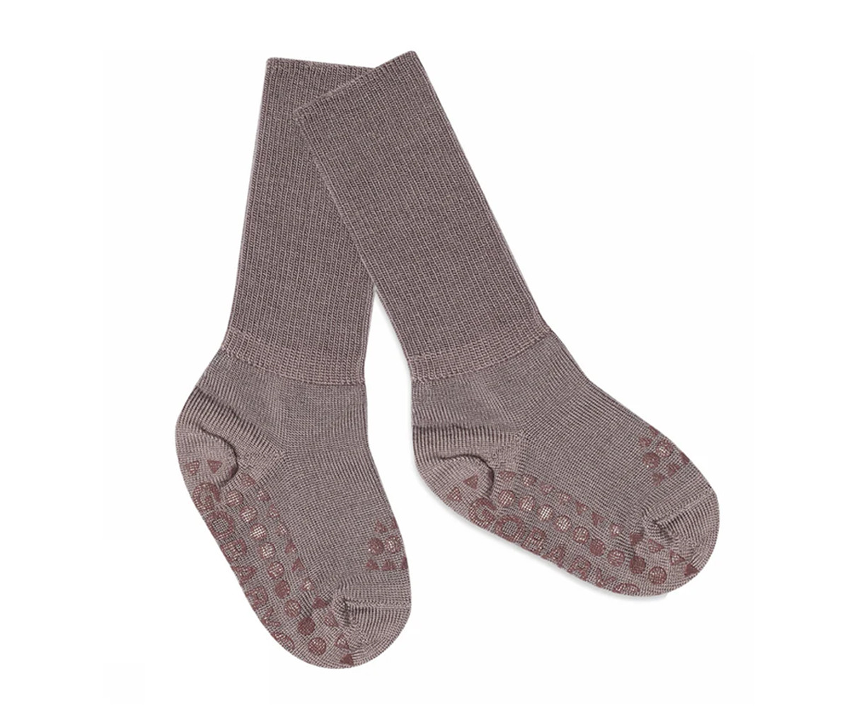 Calzine Antiscivolo Lana Merinos Dark Purple Dove