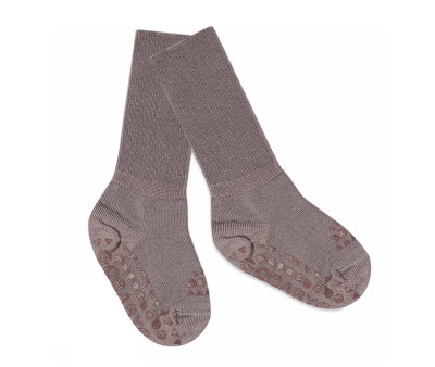 Calzine Antiscivolo Lana Merinos Dark Purple Dove