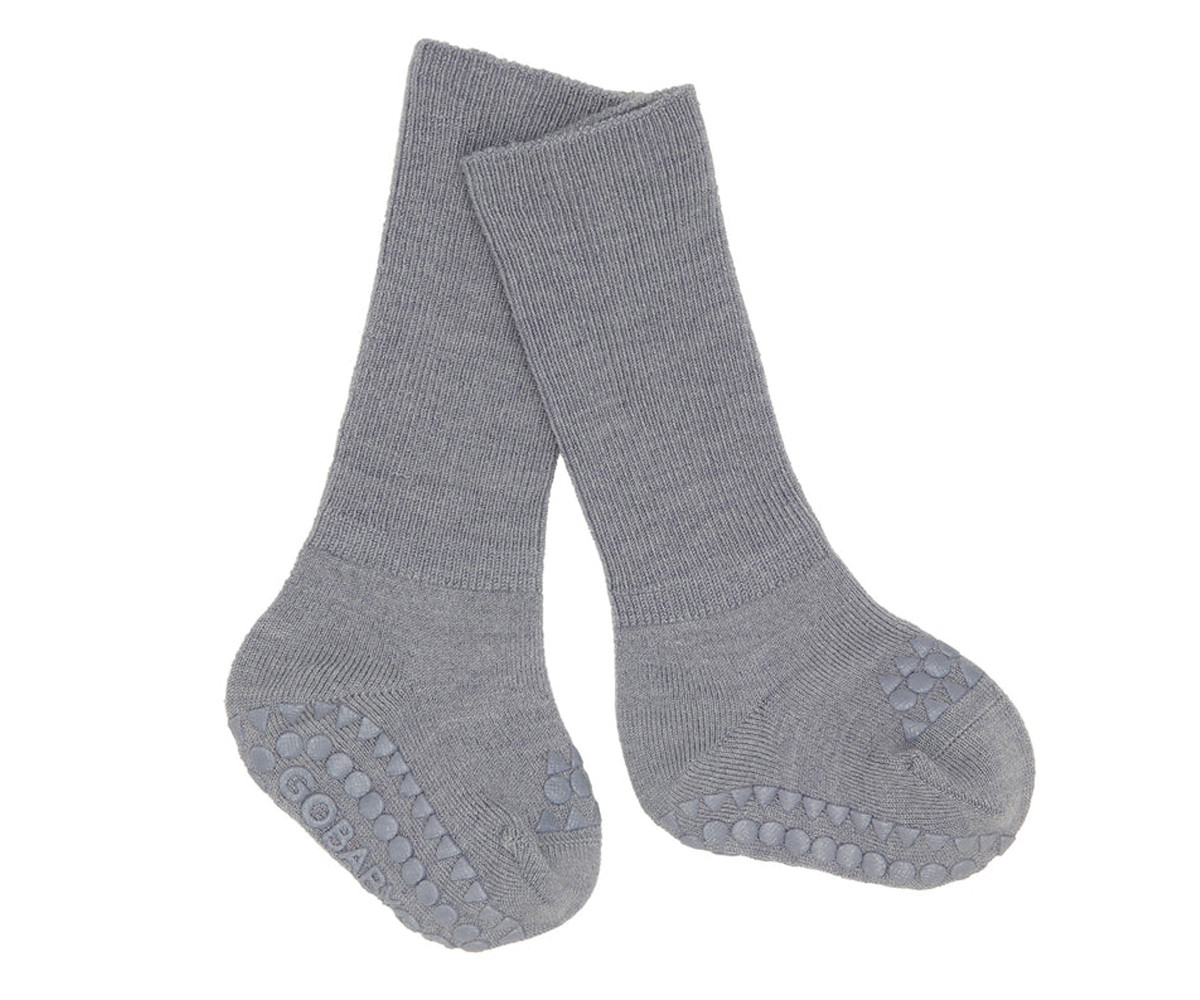 Calzine Antiscivolo Lana Merinos Grey Melange