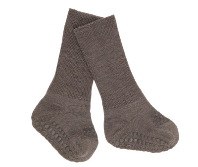 Calzine Antiscivolo Lana Merinos Brown Melange