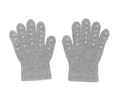 Guantes Antideslizantes Lana Merino Gris Melagne
